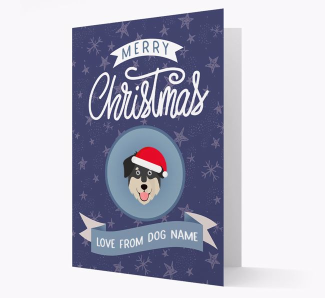 Merry Christmas: Personalized {breedFullName} Christmas Card